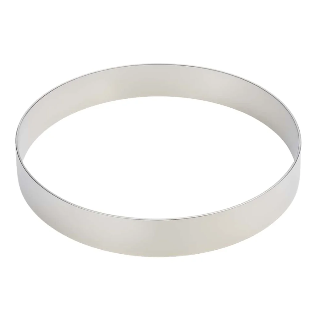 Fascia Torta Inox Tonda ø 340x40 mm PAVONI