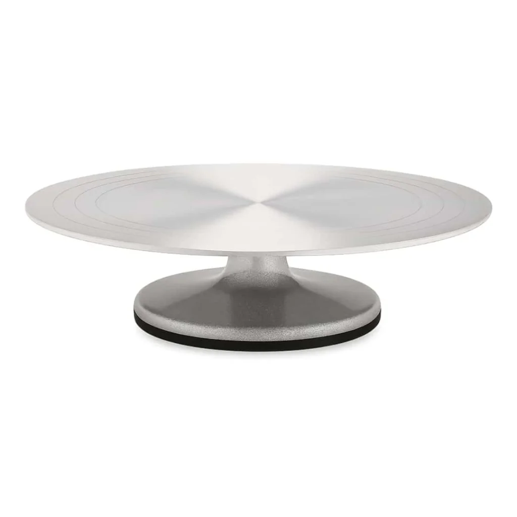 Ripiano Alzata Torte Girevole Acciaio ø 30 cm THERMOHAUSER