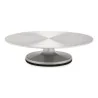Ripiano Alzata Torte Girevole Acciaio ø 30 cm THERMOHAUSER