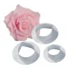 Kit 3 Cutter Fiore Rosa Pasta di Zucchero MARTELLATO