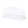 Porta Torte Fresh Bianco 36x16,5x16,5 cm EVA COLLECTION
