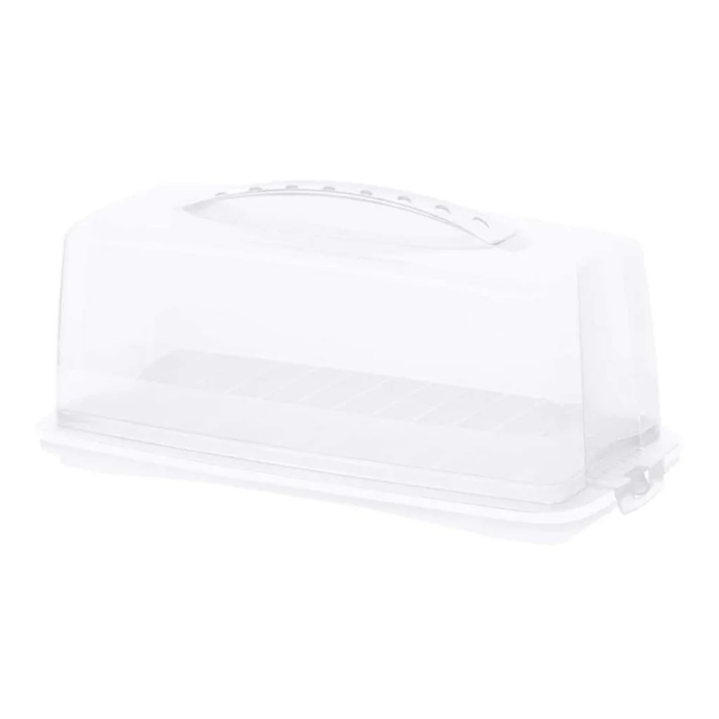 Porta Torte Fresh Bianco 36x16,5x16,5 cm EVA COLLECTION