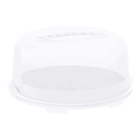 Porta Torte Fresh Bianco Tondo 35,5x34,5,x16,5 cm EVA COLLECTION