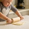 Mattarello per Bambini Legno Faggio 11,5x4,5 cm KESPER