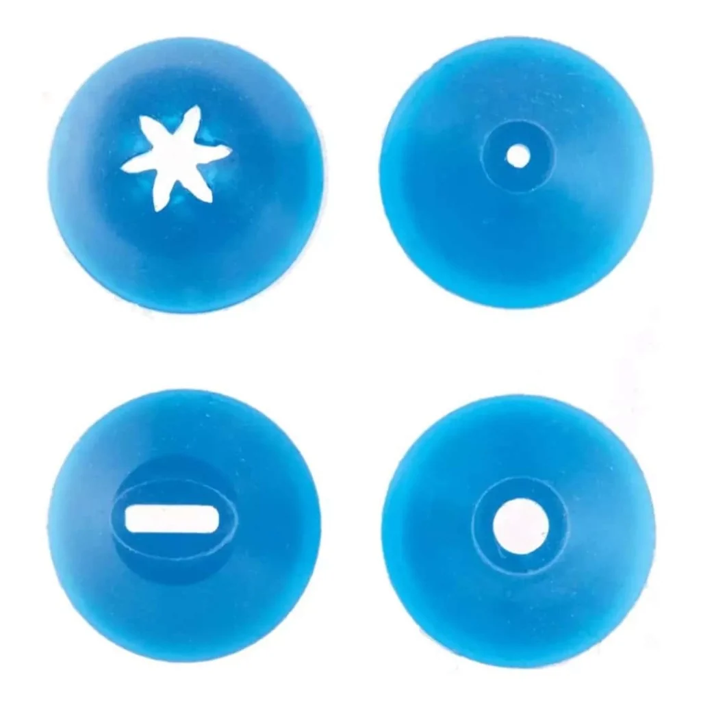 Penna Decorativa Silicone Trasparente con 5 Punte SILIKOMART