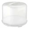 Porta Torta Fresh XL Bianco 35,5x34x5x26 cm EVA COLLECTION