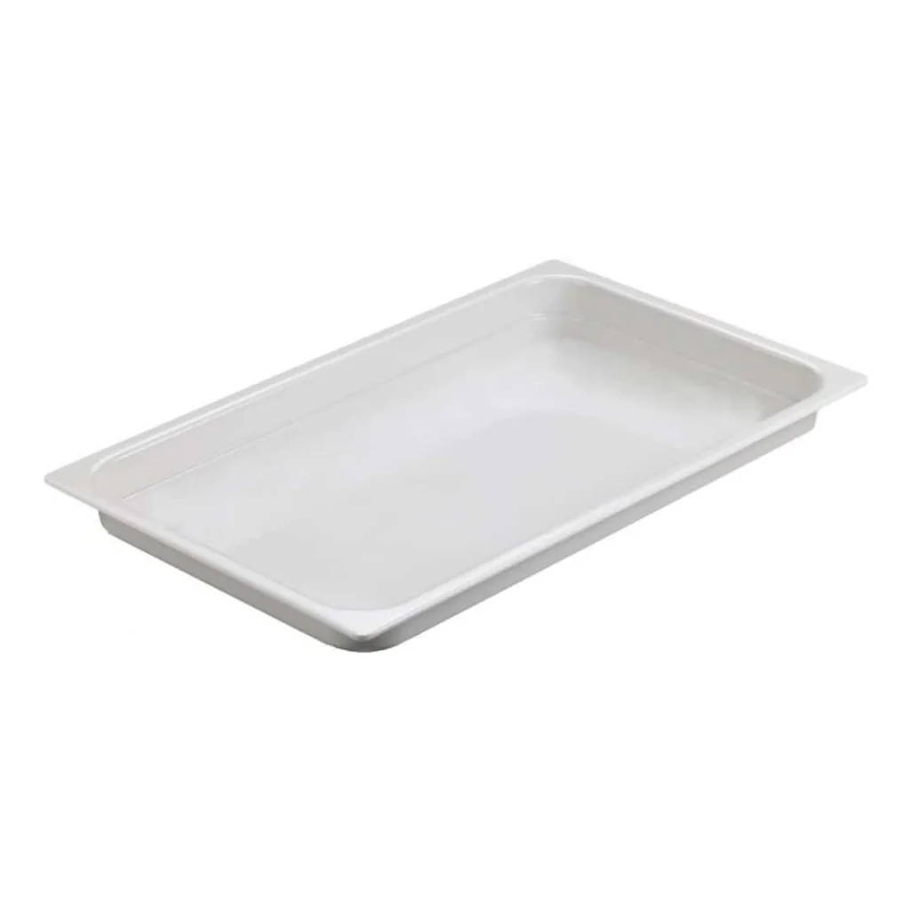 Vassoio Ambra Bianco GN 1/1 h 2 cm LEONE