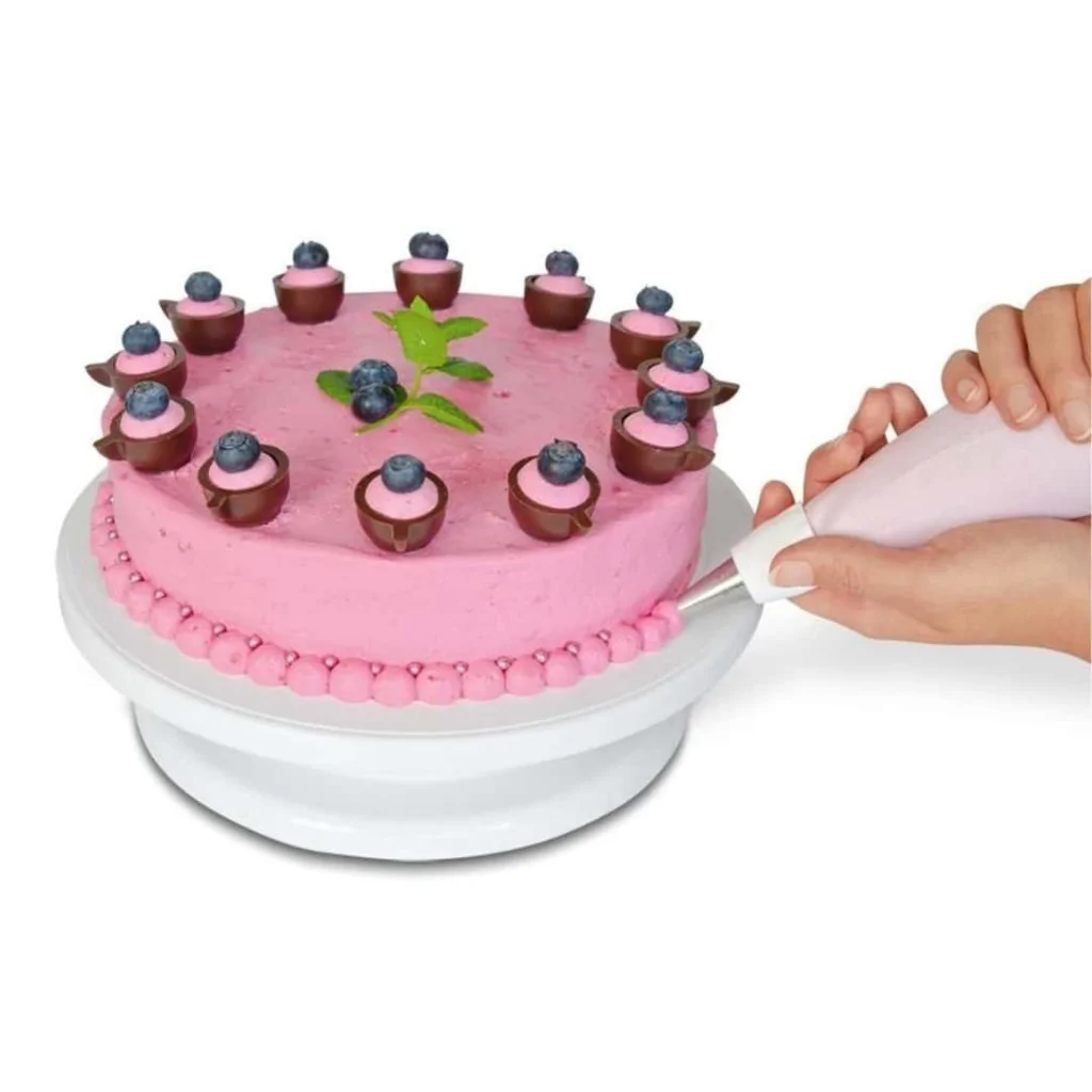 Alzata Torte Girevole Bianca ø 27 cm EVA COLLECTION