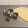 Set 3 Tagliabiscotti Cuore Inox 4/5/6 cm WESTMARK