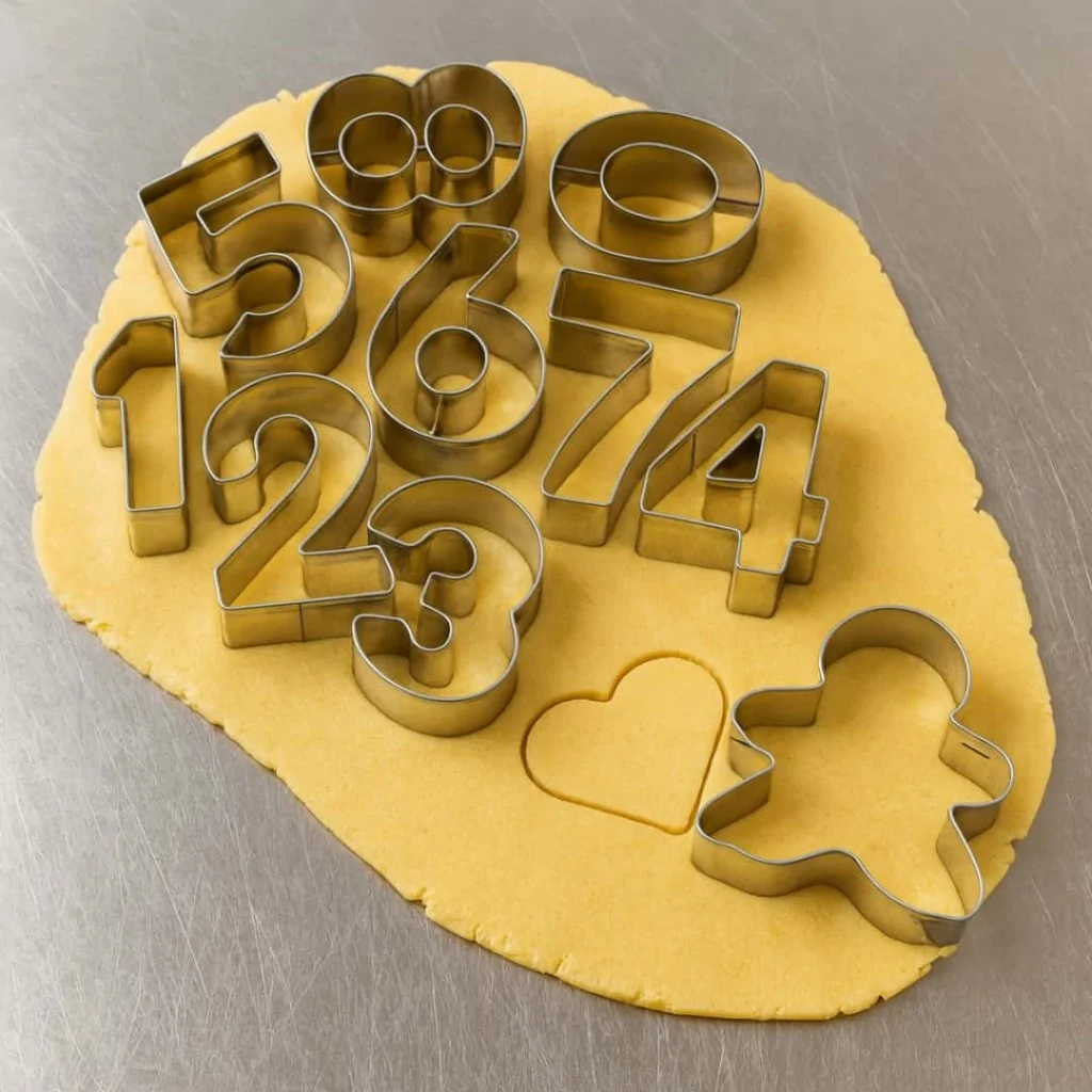 Set 9 Tagliabiscotti Numeri 0 - 8 EVA COLLECTION