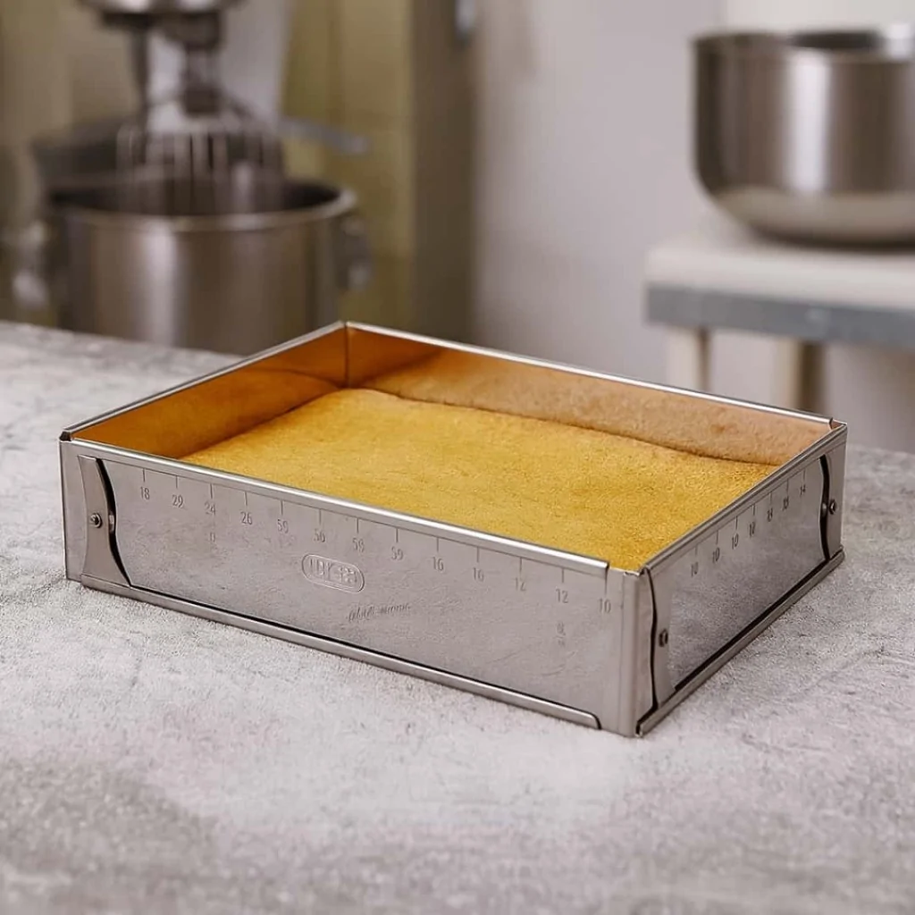 Cornice Torte Regolabile Inox 25-46 x 17-32 cm EVA COLLECTION
