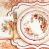 Tovaglioli Rossi Christmas Bouquet 33x33 cm 16 pz GIVI ITALIA