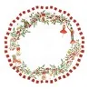 Piatti Piani Rossi New Liberty Christmas Vintage 27 cm 8pz GIVI