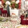 Bicchieri Rossi Christmas Vintage 250 cc 8pz GIVI ITALIA