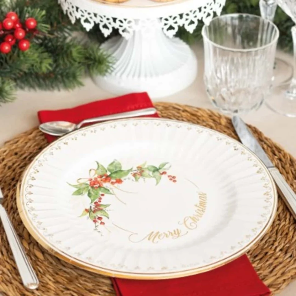 Piatti Piani Oro Garland 27 cm 8pz GIVI ITALIA