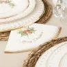 Tovaglioli Round Oro Garland 33x33 cm 16 pz GIVI ITALIA