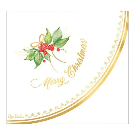 Tovaglioli Round Oro Garland 33x33 cm 16 pz GIVI ITALIA