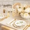 Piatti Fondi Oro New Liberty Noel 24 cm 8pz GIVI ITALIA