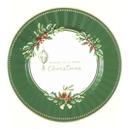 Sottopiatti Verdone Merry Christmas To You 33 cm 6pz GIVI ITALIA