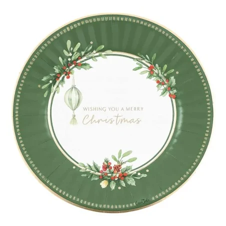 Piatti Piani Verdone Merry Christmas To You 27 cm 8pz GIVI