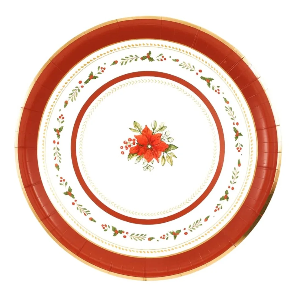 Piatti Fondi Rossi Red Royal 24 cm 8pz GIVI ITALIA