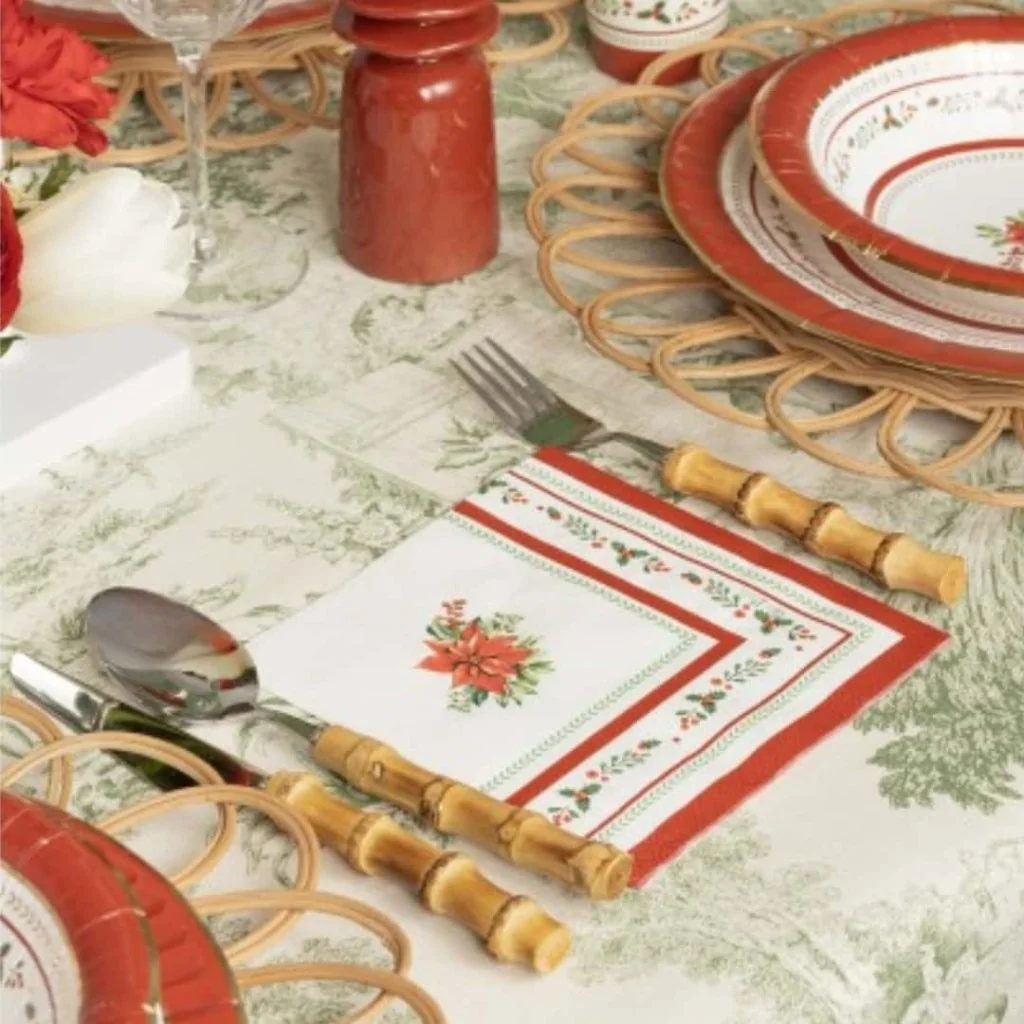 Tovaglioli Rossi Red Royal 33x33 cm 16 pz GIVI ITALIA