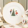 Piatti Piani Oro Christmas Story 23 cm 8pz GIVI ITALIA