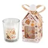 Candela Profumata Bicchiere con Decori Pan Zenzero ART FROM