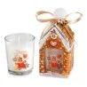 Candela Profumata Bicchiere con Decori Pan Zenzero ART FROM