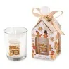 Candela Profumata Bicchiere con Decori Pan Zenzero ART FROM
