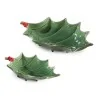 Set 2 Piatti Ceramica Agrifoglio con Bacche ART FROM ITALY