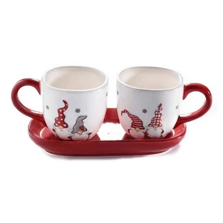 Set 2 Tazzine Caffè Babbo Natale 100 ml con Piattino ART FROM