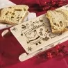 Tagliere Aperitivo Legno a Slitta con Incisioni Natalizie ART