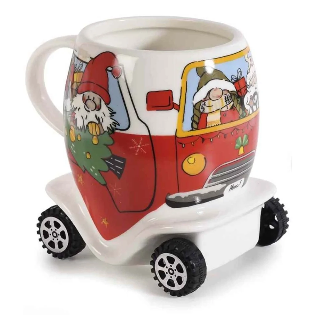Tazza Macchinina Nataliza con Ruote 330 ml ART FROM ITALY