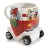Tazza Macchinina Nataliza con Ruote 330 ml ART FROM ITALY