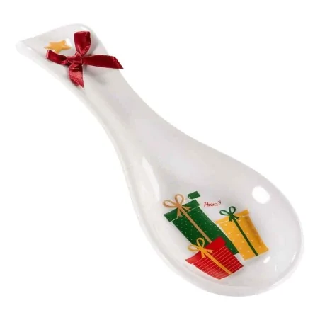 Poggiamestolo Ceramica Decori Natalizi in Rilievo ART FROM ITALY