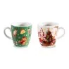 Set 2 Tazzine Natalizie 70 ml ART FROM ITALY
