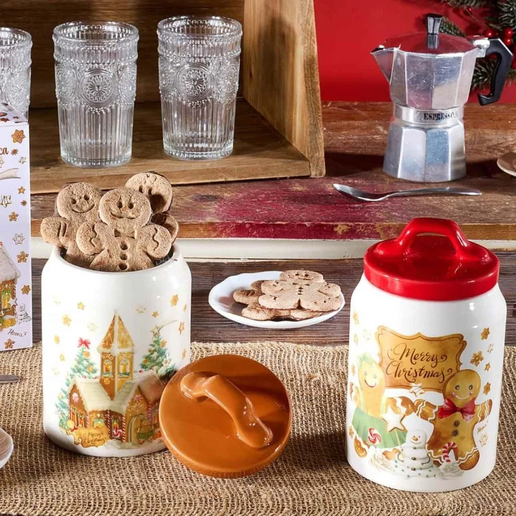 Barattolo Alimentare Ceramica Decori Pan di Zenzero ART FROM