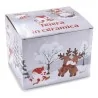 Teiera Natalizia Ceramica con Decori 800 ml ART FROM ITALY