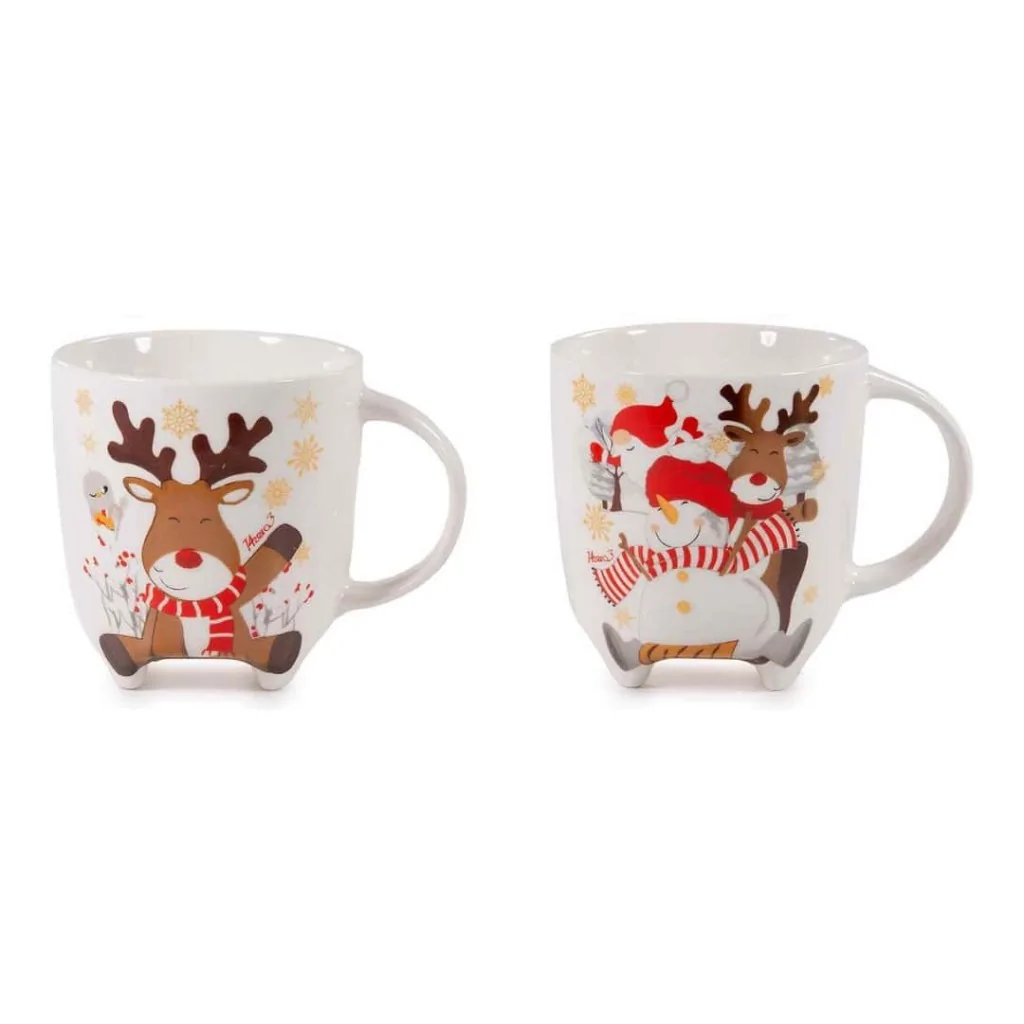 Tazza Natalizia 300 ml con Piedini ART FROM ITALY