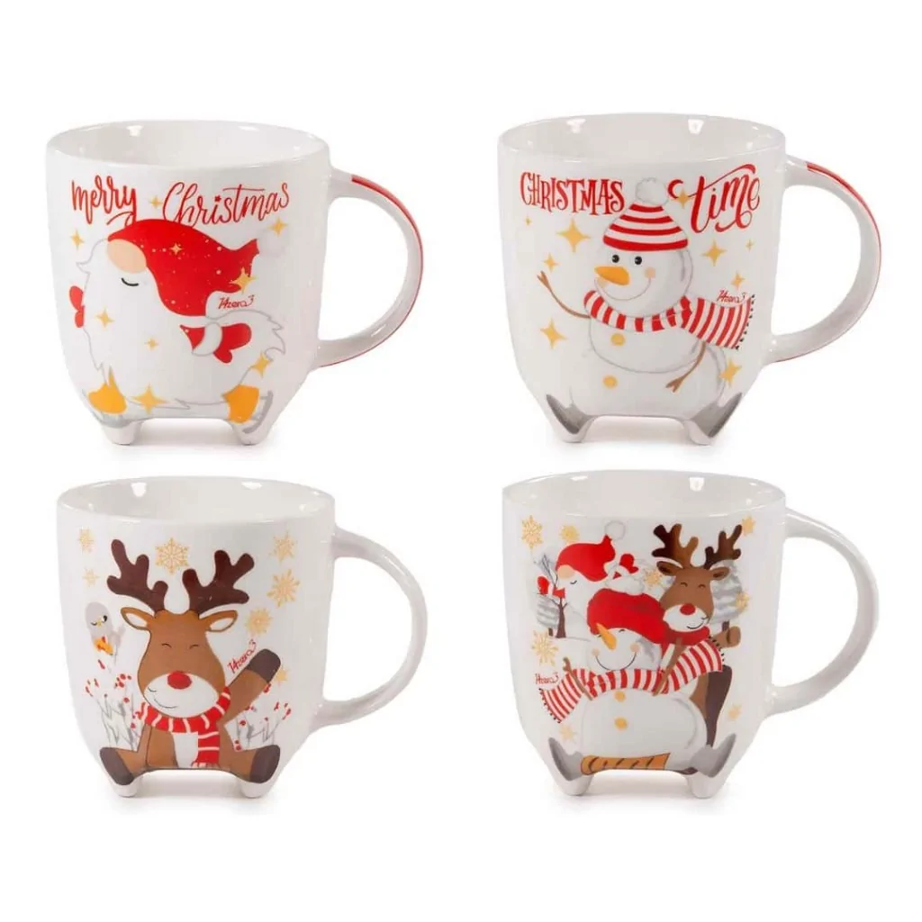 Tazza Natalizia 300 ml con Piedini ART FROM ITALY