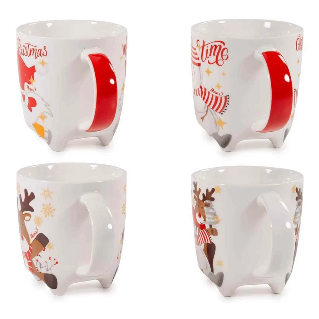 Tazza Natalizia 300 ml con Piedini ART FROM ITALY