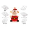 Stampo Cioccolato Babbo Natale Santa SILIKOMART