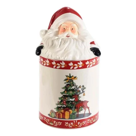 Barattolo Ceramica Babbo e Albero Di Natale ART FROM ITALY
