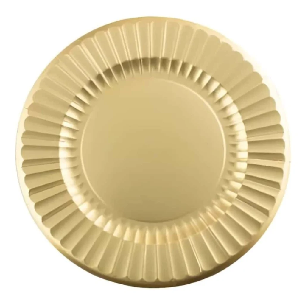 Sottopiatti Piani Oro Gold Satin ø 33 cm 6 pz GIVI ITALIA