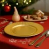 Sottopiatti Piani Oro Gold Satin ø 33 cm 6 pz GIVI ITALIA