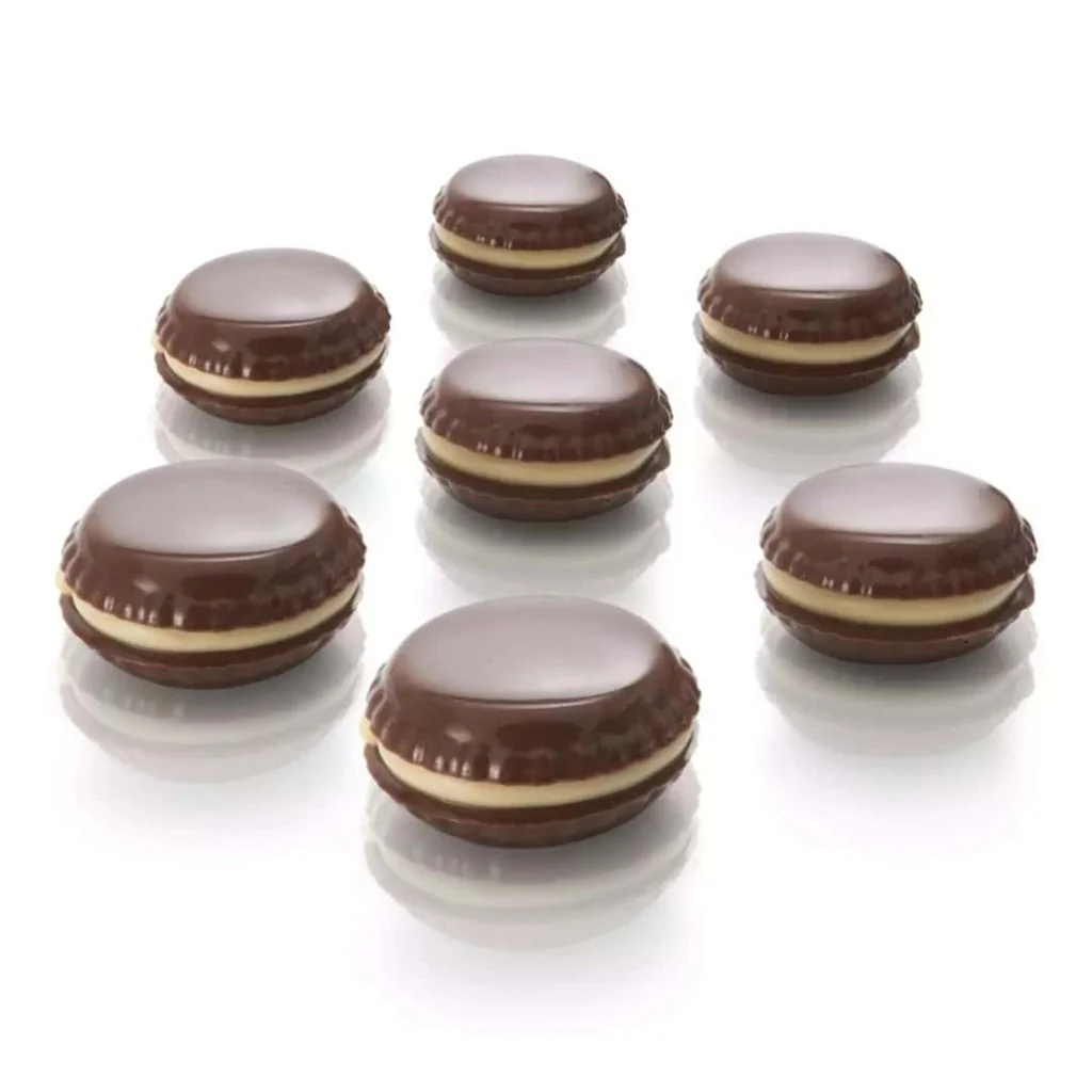 Stampo Silicone Choco Macaron ø 26 H 28 mm SILIKOMART