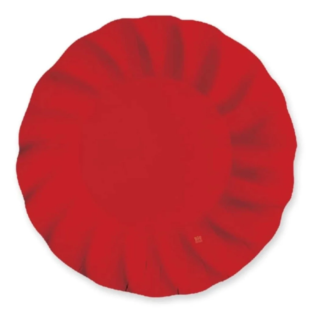 Piatti Dessert Wavy Rossi 20 cm 8pz BIG PARTY