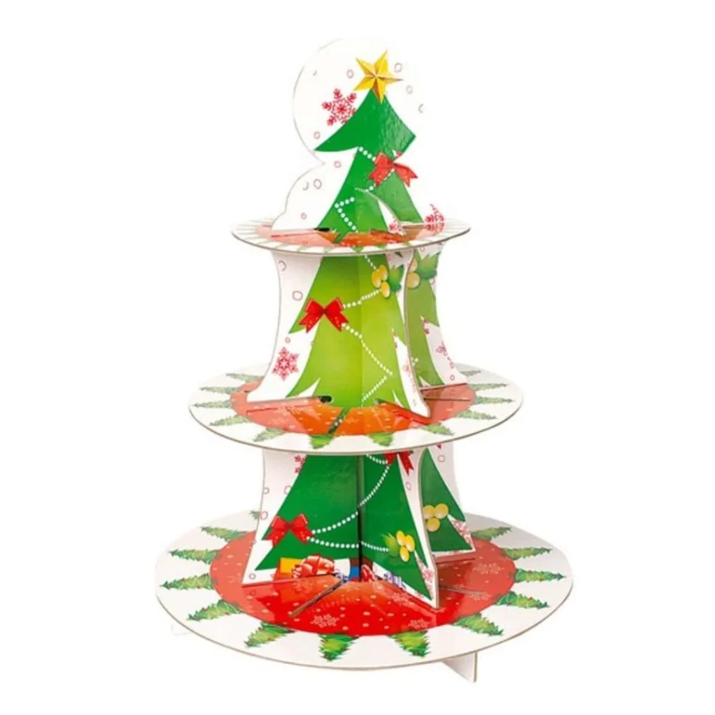 Alzata 3 Piani Dolci Christmas Tree 30x40,5 cm GIVI ITALIA