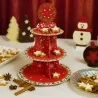 Alzata 3 Piani per Dolci Christmas Time 30x40,5 cm GIVI ITALIA
